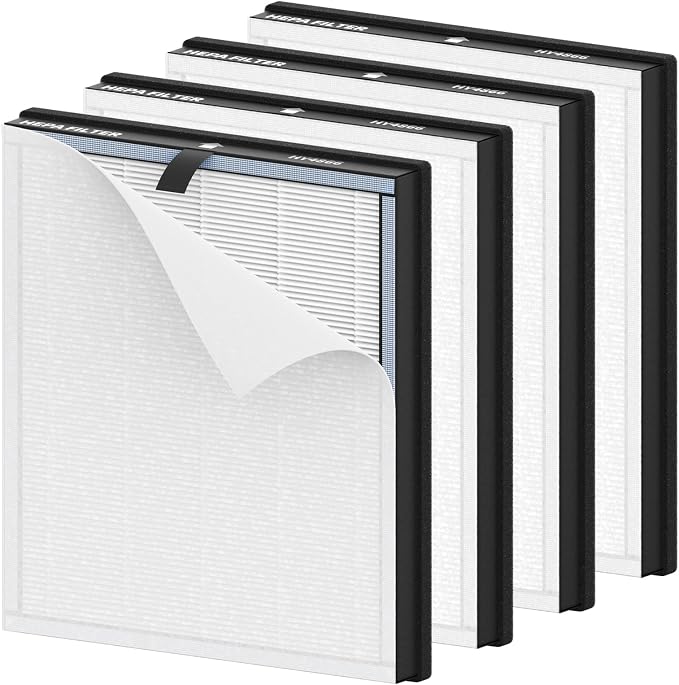 HY4866 Replacement Filter for MORENTO HY4866 and YIOU M1 Air Purifier, 4 Pack by FMDZFL