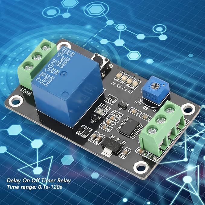 Delay Timer Relay Self-Locking Delay On Off Time Switch Loop Module Super 555 - Image 3