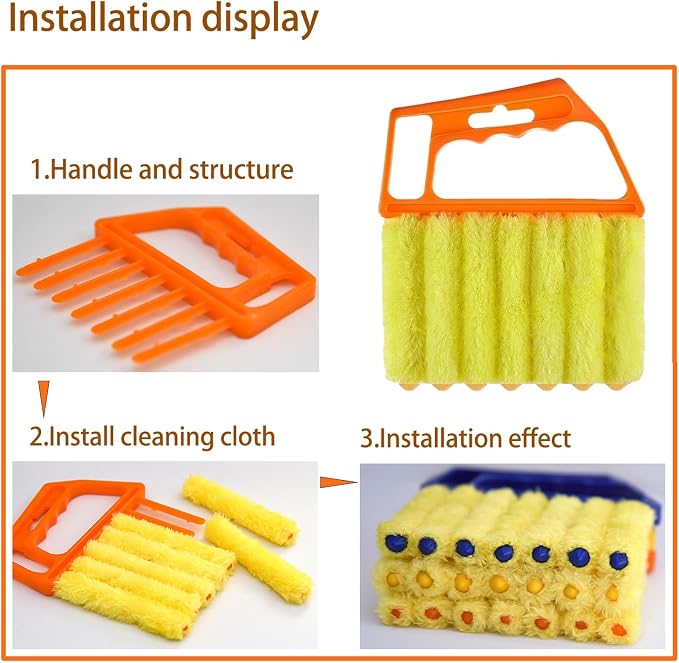 Washable Blind Cleaner Tool, Blind Duster, Microfiber Dusting Brush - Image 3