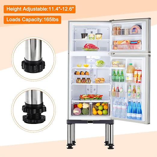 PATIKIL Mini Fridge Stand, 4 Strong Feet Laundry Stand Base Multi-Functional - Image 2