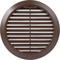 Brown 6" Inch Round Ventilation Grille by ECOPROVENT