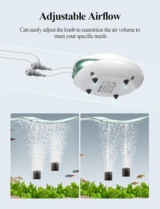 boxtech Aquarium Air Pump, Oxygen Fish Air Pump - Image 3