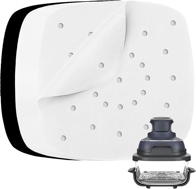 Air Fryer Parchment Paper for Ninja Crispi and Ninja Crispi Pro Cooking System by INFRAOVENS