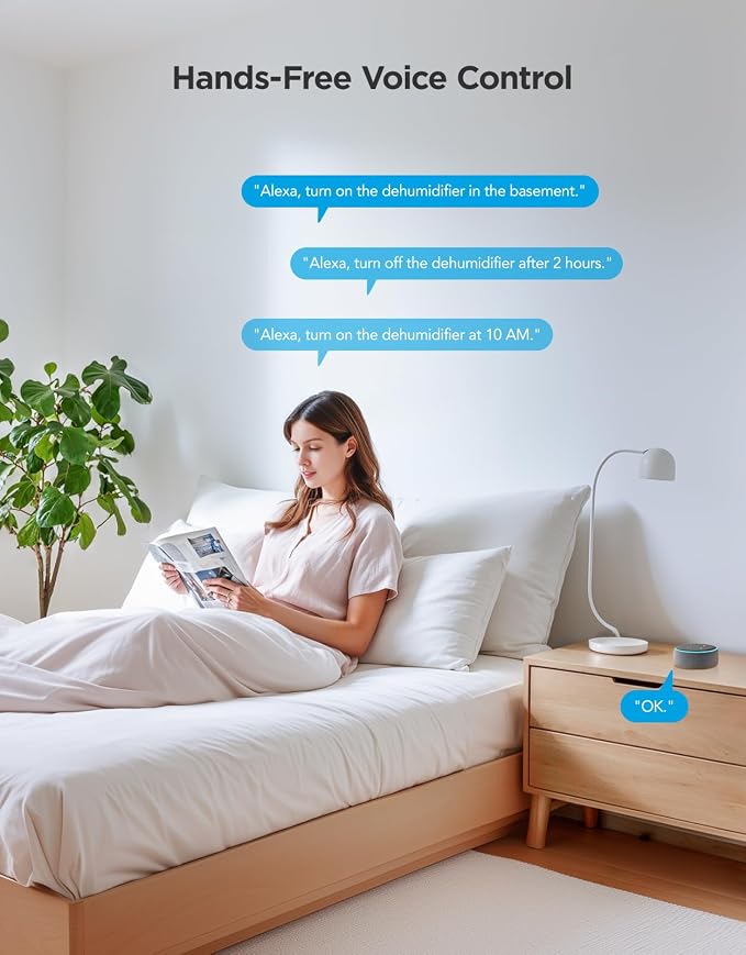 GoveeLife Dehumidifier for Home 4, 500 Sq.Ft, 50 to 137 Pint Smart Auto - Image 4