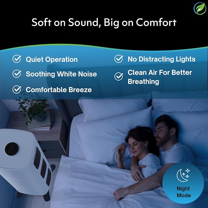 Air Oasis iAdaptAir 2.0 H13 HEPA Filter Air Purifier Reduces 99% of Viruses - Image 3