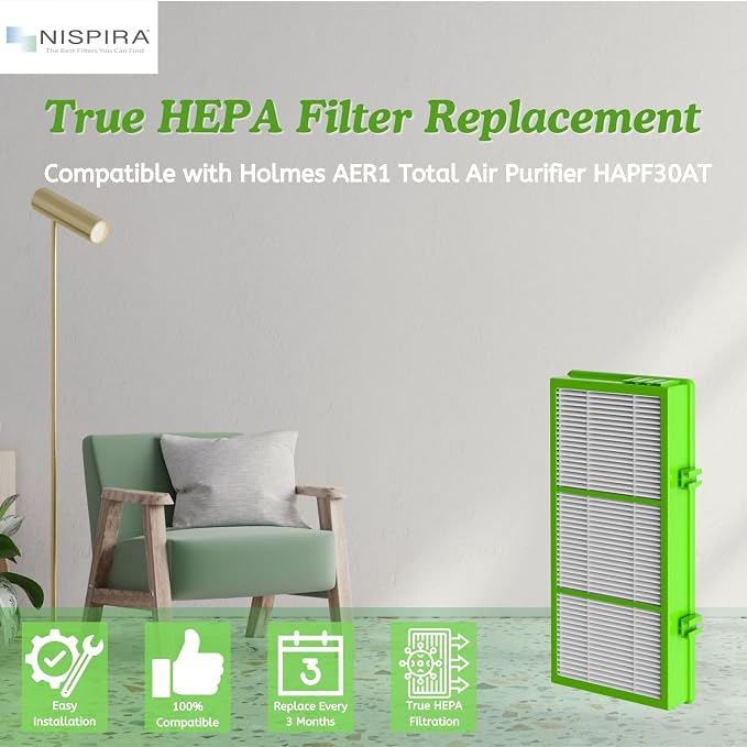 Nispira AER1 HAPF300AHD Allergan Remover Filter Replacement - Image 2