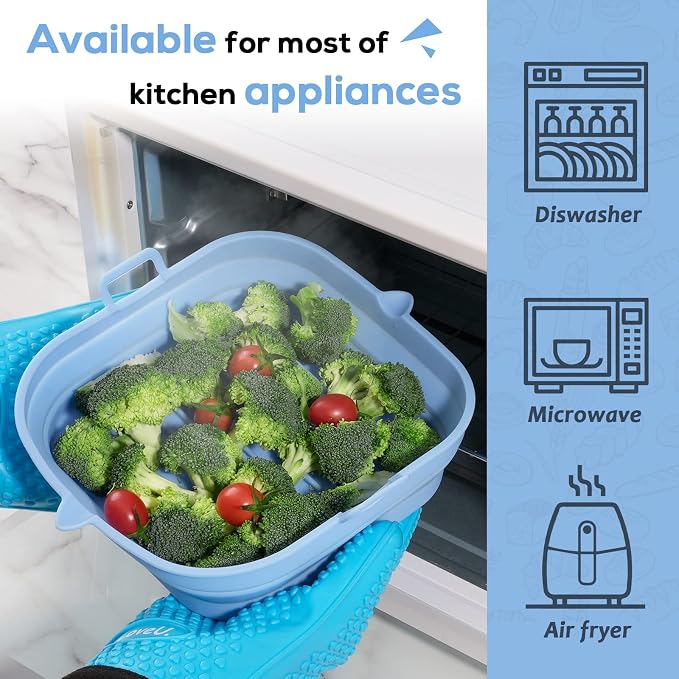 Silicone Air Fryer Liners Square - Image 6