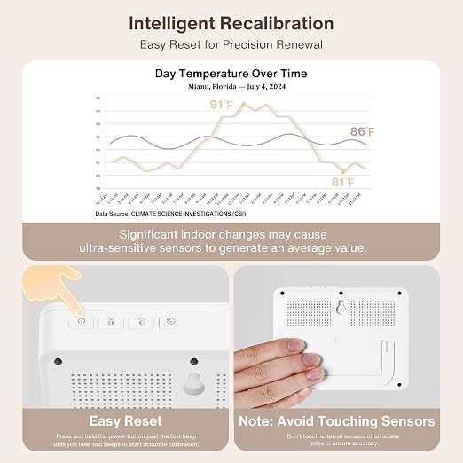 Professional 16 in 1 Air Quality Monitor Indoor 10h Battery & Real-Time Display - Image 7