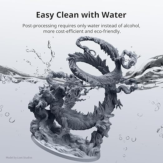 ANYCUBIC Upgraded Water Washable 3D Printer Resin 2.0, 405nm High Precision 3D - Image 2