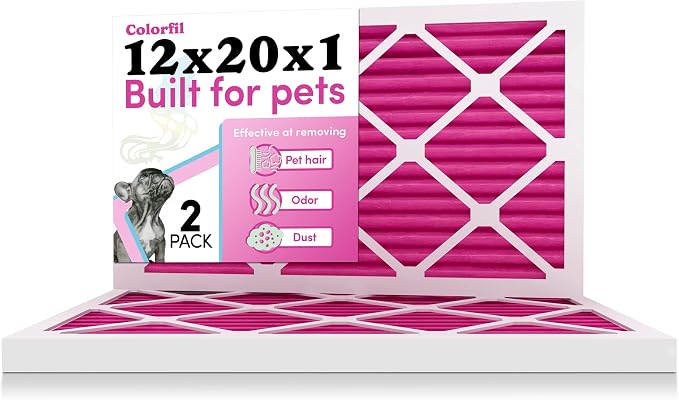 12x20x1 Air Filter by Colorfil | Color Changing Filters by ColorfilAirFilters