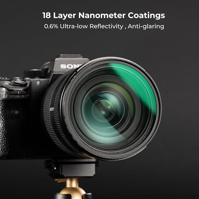 K&F CONCEPT 58mm White Mist 1/4 Filter, 18 Multi-Layer Coatings Dreamy Soft - Image 3