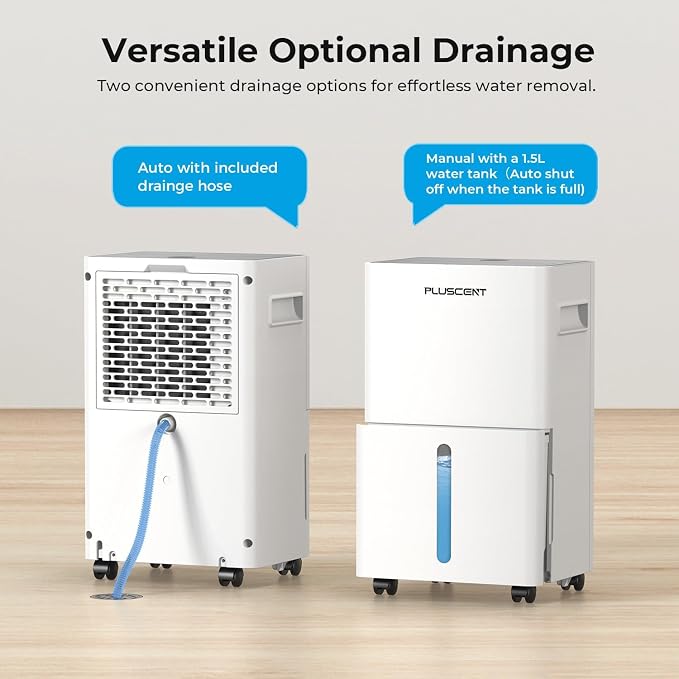 1500 Sq.ft Dehumidifier for Basement, PLUSCENT Max 21 Pint/Day Dehumidifiers - Image 8