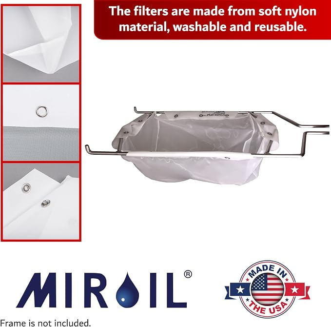 MirOil RB22FS Oil Polishing Filter Bag, Maintain Quality & Taste of Fried Foods - Image 3