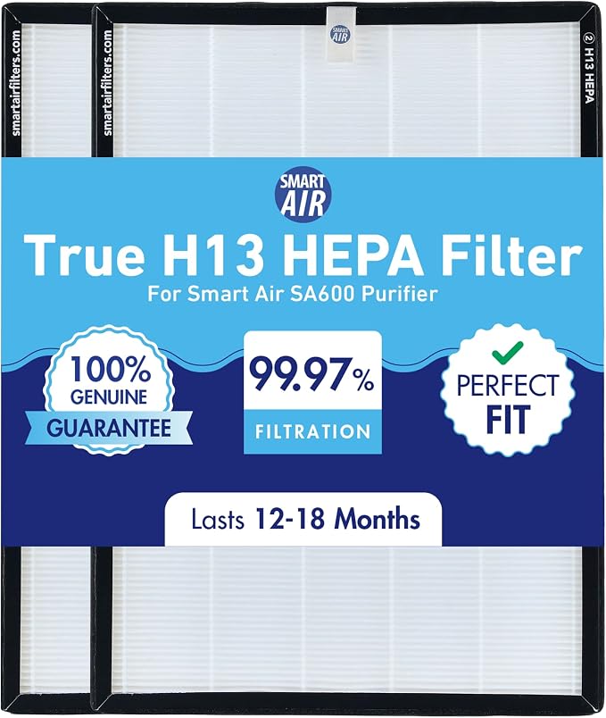 Smart Air SA600 Genuine Replacement HEPA Filter – 99.97% Particle Filtration by Unknown