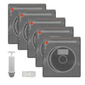 Upgraded U-Shaped Double Zipper Vacuum Storage Bags, Lightproof & Airtight by MOTOU