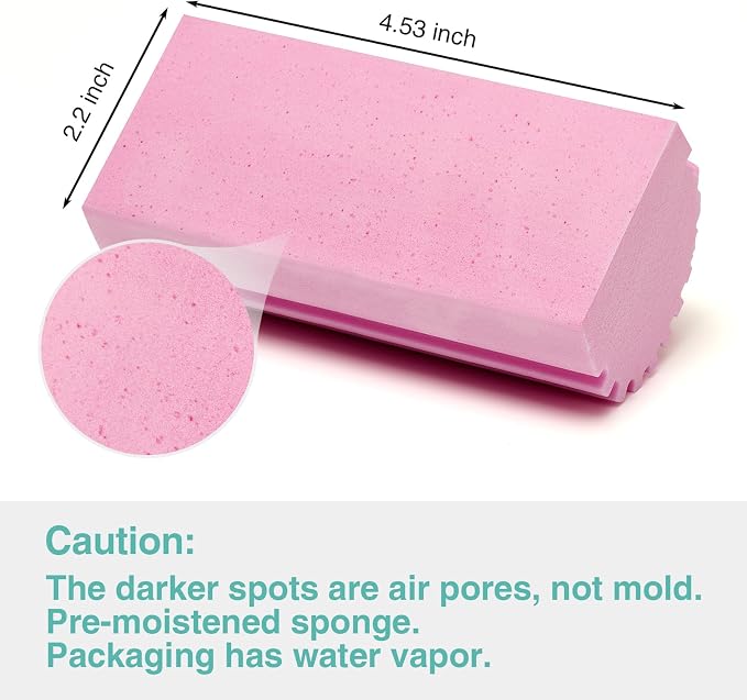 4 Pack Damp Dusting Sponge Duster, Reusable Household Cleaning Sponge Tool - Image 6
