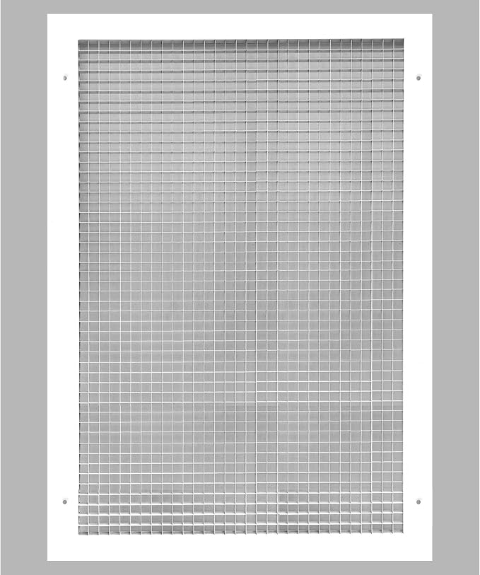 16" x 26" or 26" x 16" Cube Core Eggcrate Return Air Grille by HVACPremium