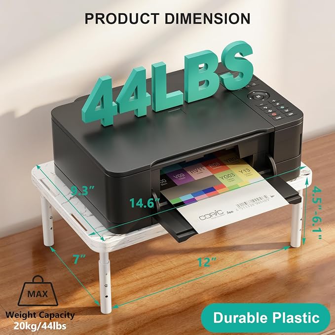 WALI Computer Monitor Stand for Desk, Adjustable Laptop Riser, Desk Monitor - Image 2