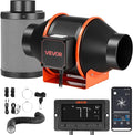 VEVOR Inline Duct Fan Kit Carbon Filter, 205 CFM 4 inch EC Motor Exhaust by VEVOR