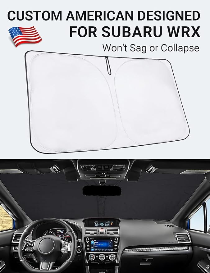 Proadsy 2026 Upgrade Front Windshield Sun Shade Foldable Sunshade Protector - Image 2