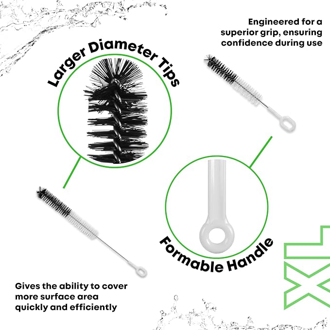 P.Perfect | XL Brush Pack | Large Heavy Duty Pipe Tube Cleaning Brush Kit - Image 2