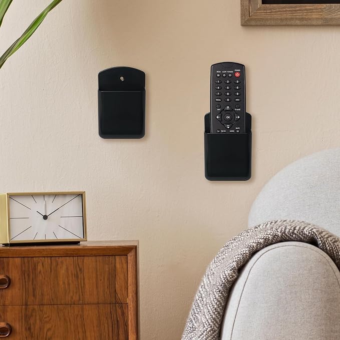 2 Pcs Remote Control Holder Wall Mount, TV Controller Holder, Self Adhesive - Image 3