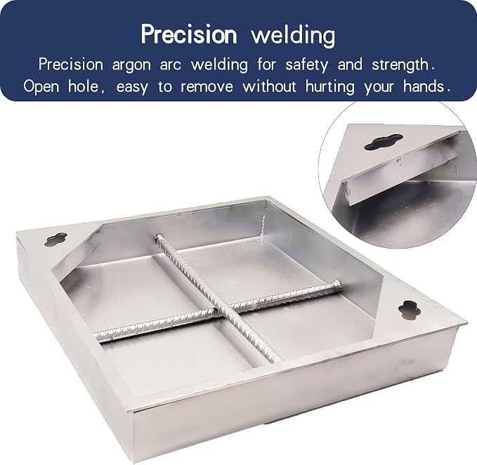 16x16 Invisible Stainless Steel Manhole Cover and Frame - Image 5