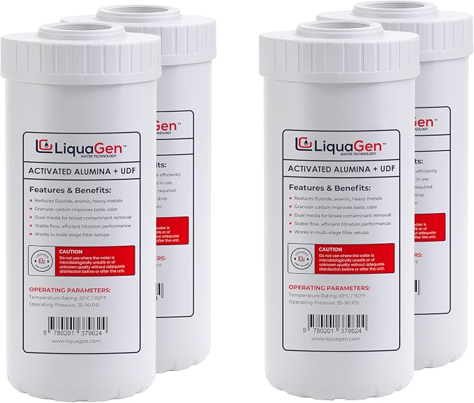 LiquaGen Activated Alumina & Coconut Carbon Water Filter Cartridge – Helps by LiquaGen