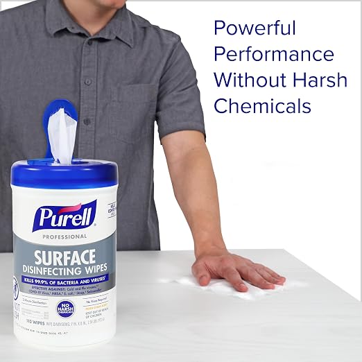 PURELL Professional Surface Disinfecting Wipes, Citrus Scent - Image 4