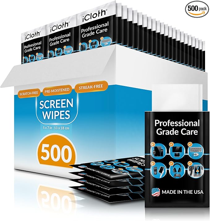 iCloth Large Screen Cleaning Wipes by iCloth