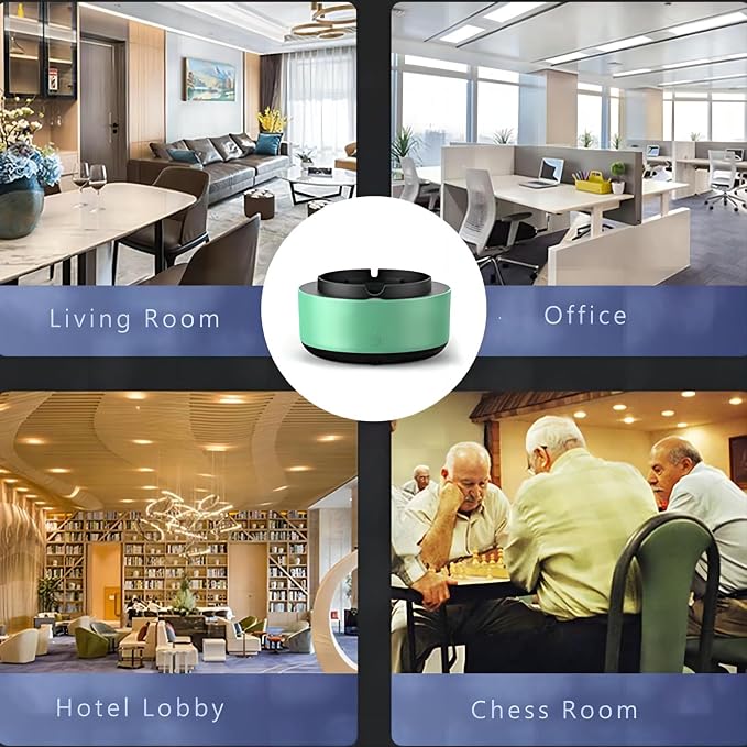 Smokeless Ashtray, 2 in 1 Air Purifier Multifunctional Smokeless Ashtrays - Image 8