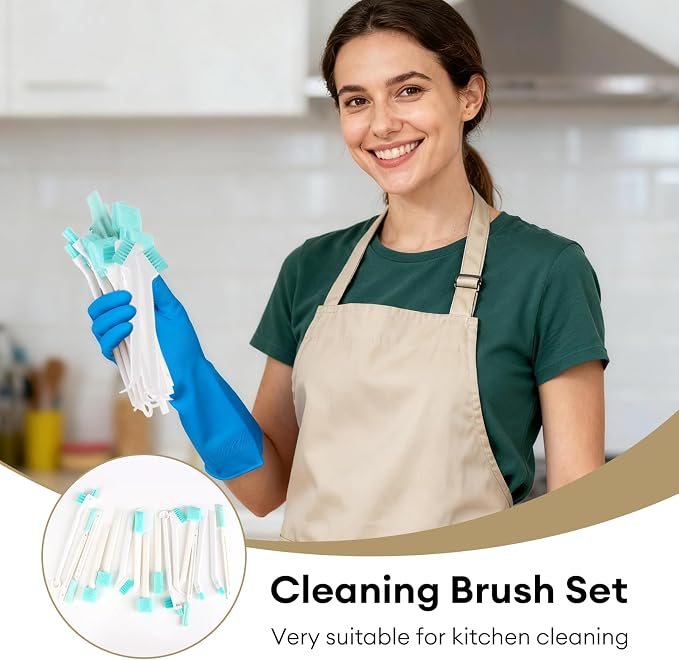 16 Pcs Crevice Cleaning Brush Set, Small Brushes - Image 5