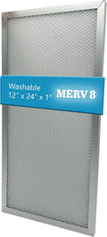 Washable Electrostatic Furnace Air Filter, MERV 8, Aluminum Reusable Filter by wioAIR