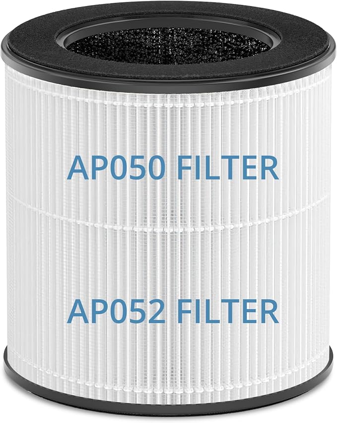 Tailulu Official AP050 AP052 Air Purifier Replacement Filter, 3-in-1 Air by Tailulu