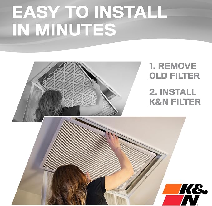 K&N 24X30X1 HVAC Furnace Air Filter, Lasts a Lifetime, Merv 8, the Last HVAC - Image 5