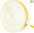 Yotache White Thin Weather Stripping 1/4" x1/16, Foam Gasket Seal Tape by yotache