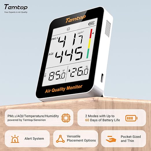 Temtop Comprehensive Air Quality Bundle: S1 & M2000 2nd - Image 4