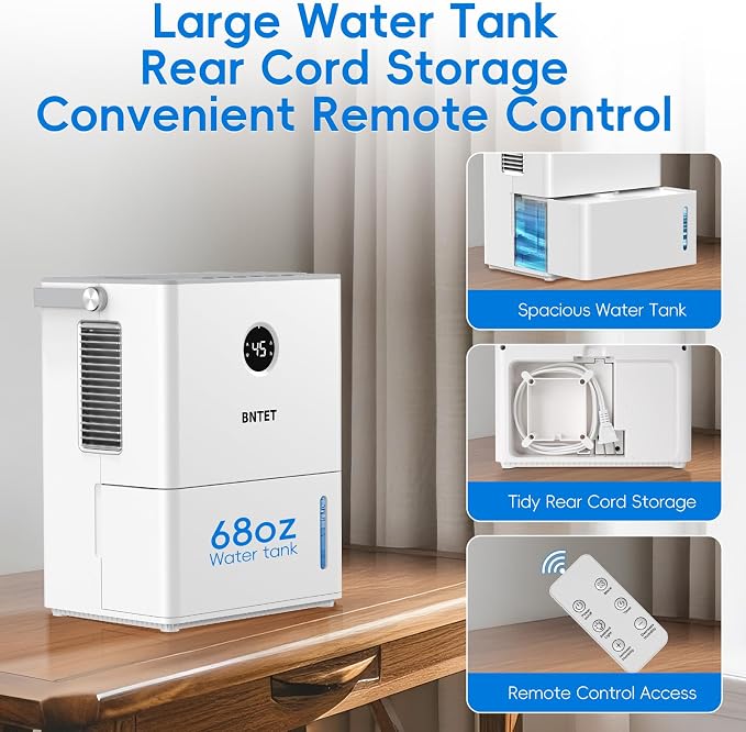 2-in-1 Dehumidifier and Humidifier Combo, 68 oz Tank - Image 6