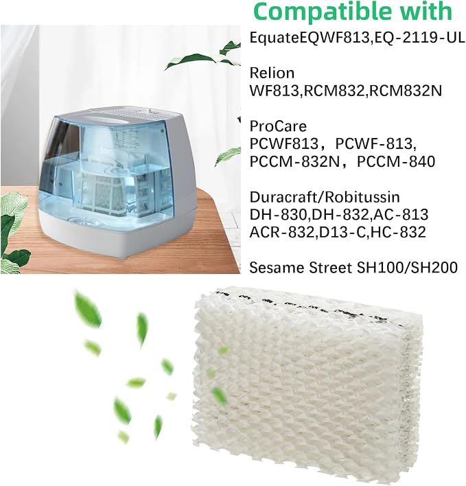 kakofaci 4 Pack WF813 Humidifier Filters Replacement Compatible - Image 3