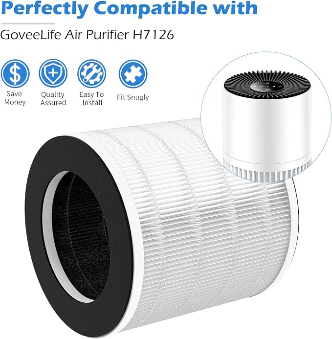 4-Pack H7126 Replacement Filter Compatible - Image 2