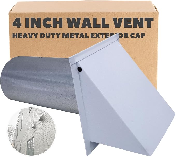4 Inch Wall Vent Cap by ventworks