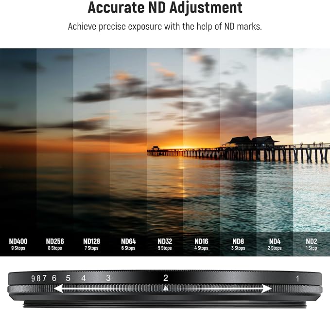 NEEWER 49mm ND2-400 Variable ND Filter - Image 3