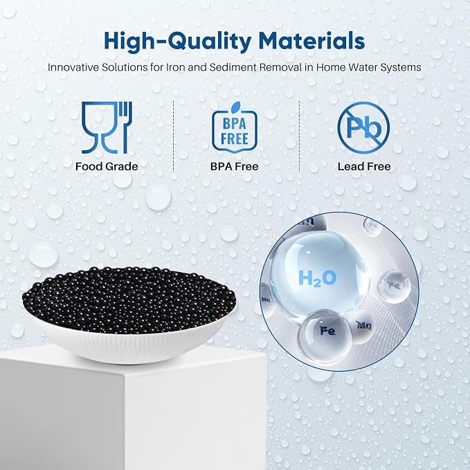 PUREPLUS 10" x 4.5" Whole House Iron Reducing Sediment Filter Compound - Image 3