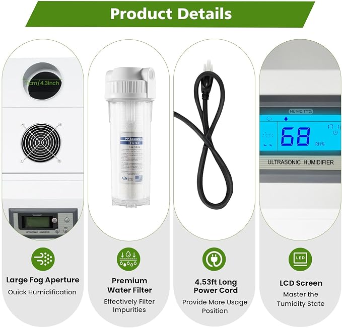 Ultrasonic Industrial Agricultural Humidifer Commercial Humidifier - Image 5
