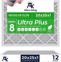 MervKing 20x25x1 Air Filter Actual Size: 19.7" x 24.7" x 0.75" MERV 8 MPR by MervKing