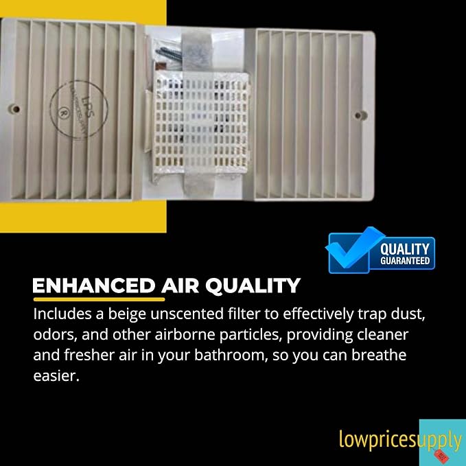 Replacement Grille for The CA-90 ductless Fan Grille/Louver - Image 7
