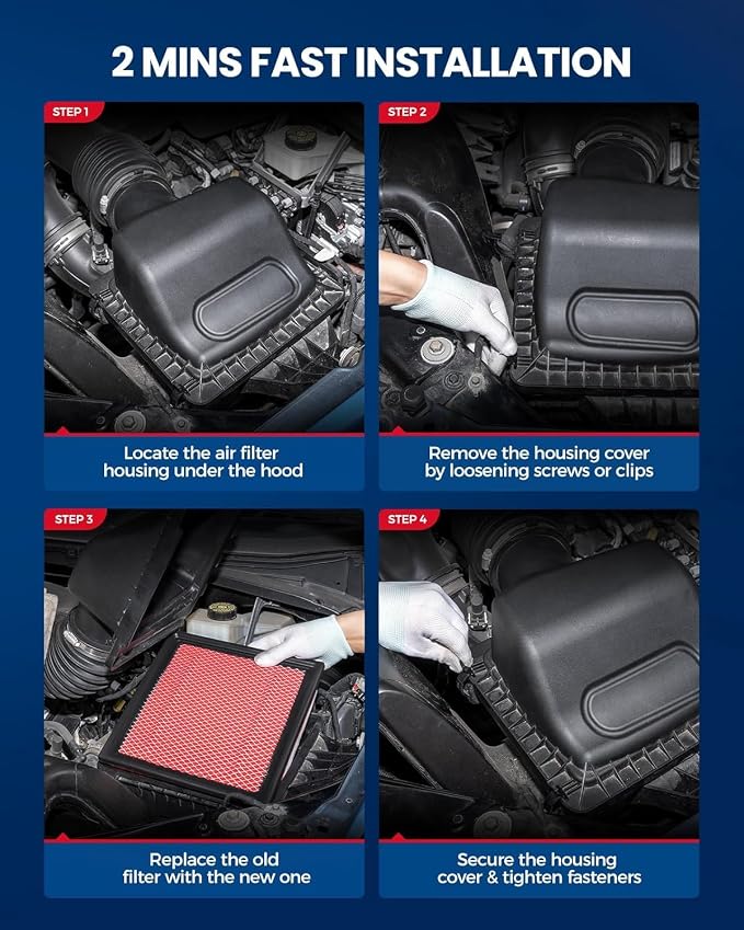 KAX Premium Engine Air Filter, CA7351 Replacement - Image 5