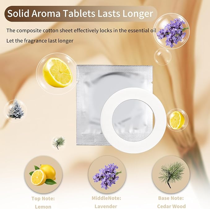 Kwak's 6 Packs Air Freshener Refill Tablets ，Individual Package Long Lasting - Image 3