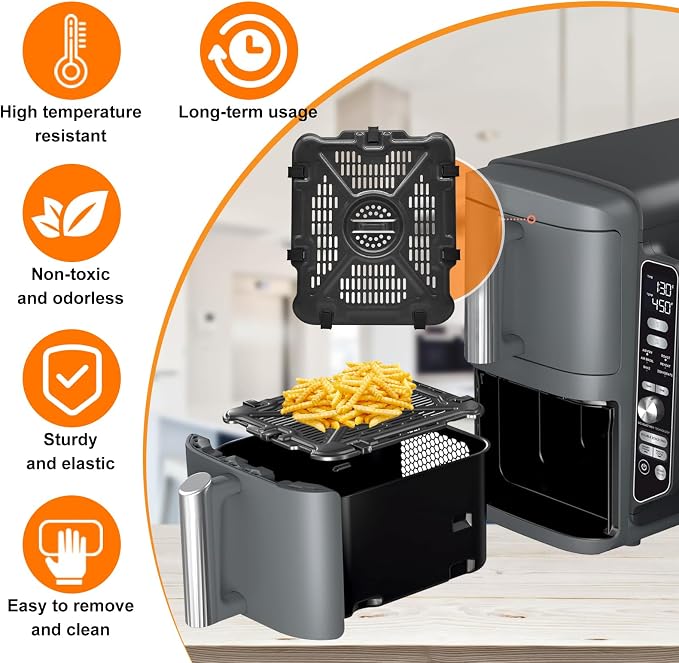 Air Fryer Replacement Parts for Ninja SL401 SL451 Double Stack XL 2-Basket Air - Image 5