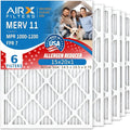 AIRX FILTERS WICKED CLEAN AIR. 15x20x1 Air Filter MERV 11 Electrostatic Pleated by AIRXFILTERSWICKEDCLEANAIR